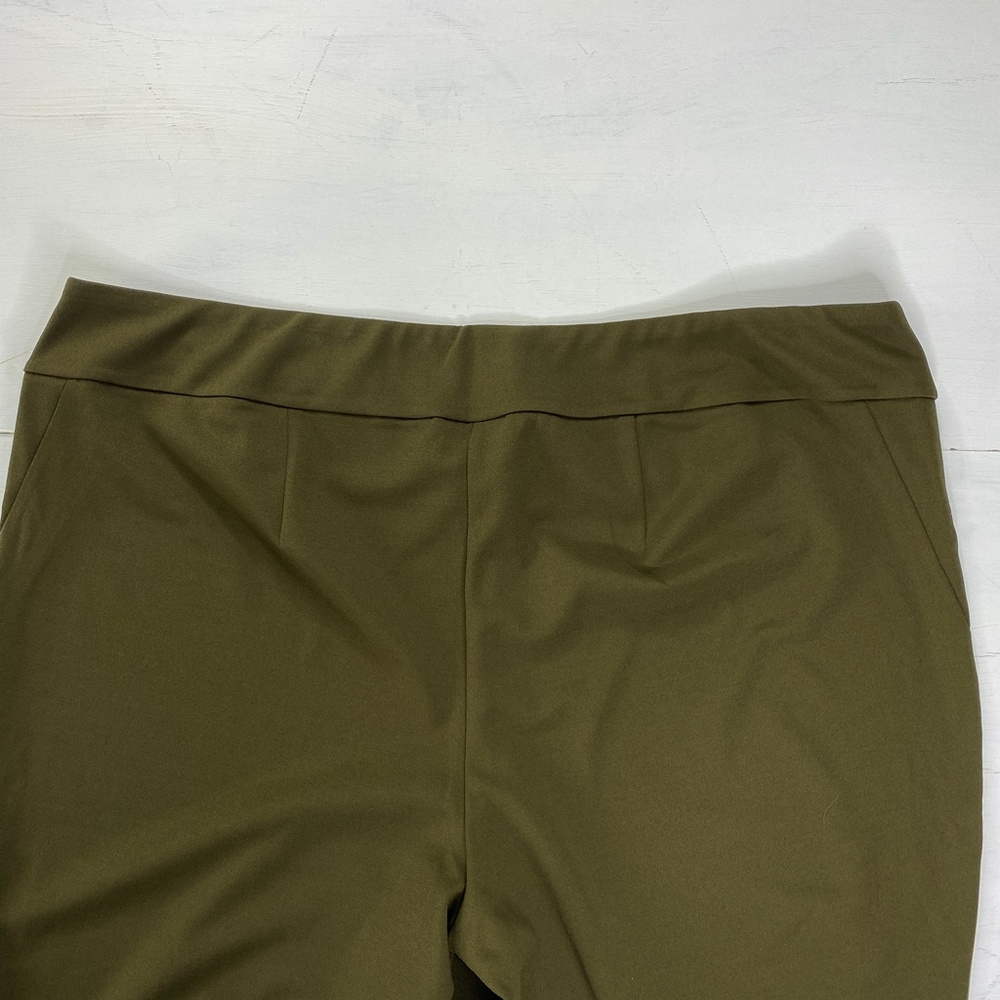 Linea by Louis Dell'Olio Pull On Knit Pants Green 3X - Picture 6 of 9